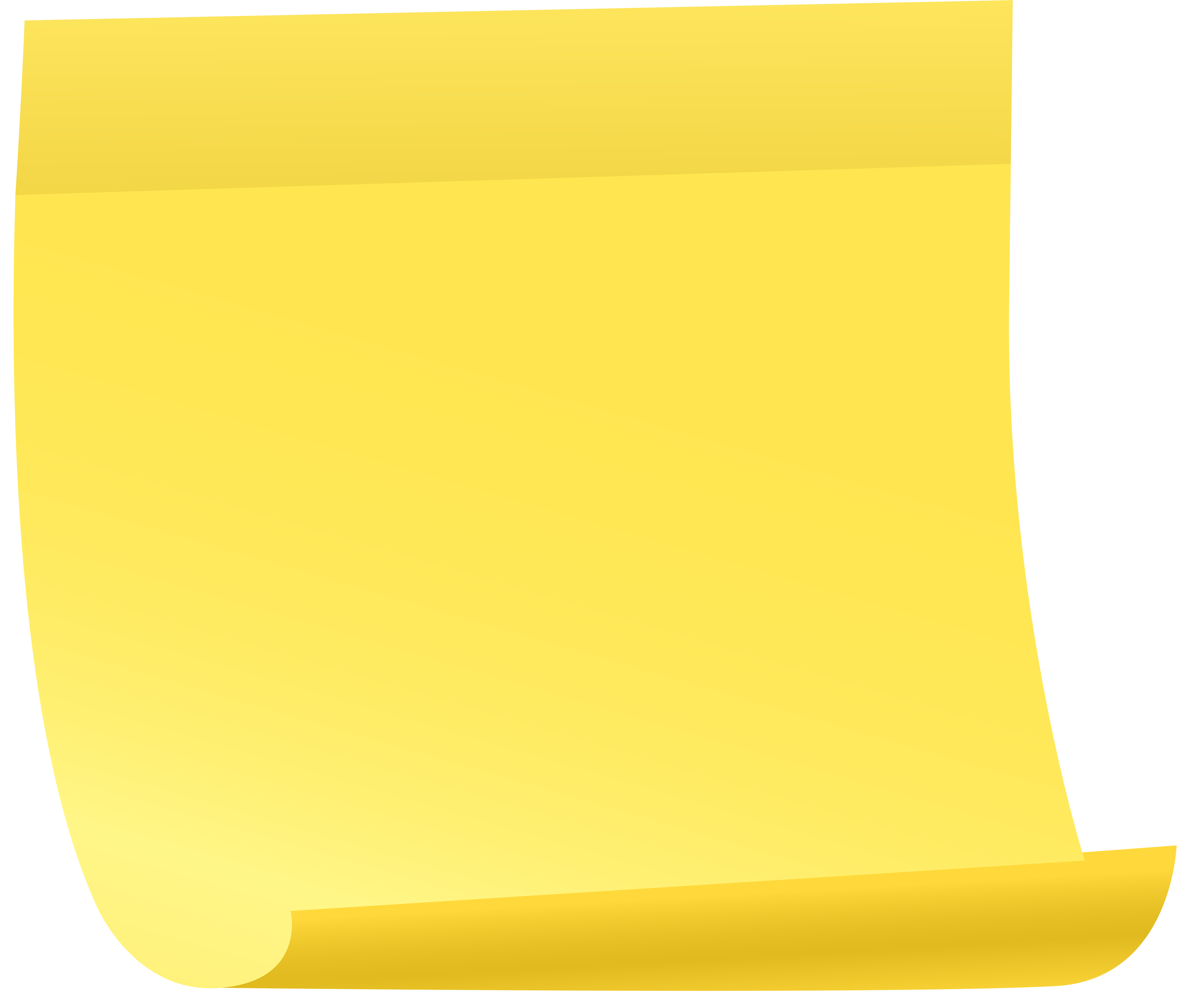 notes clipart yellow