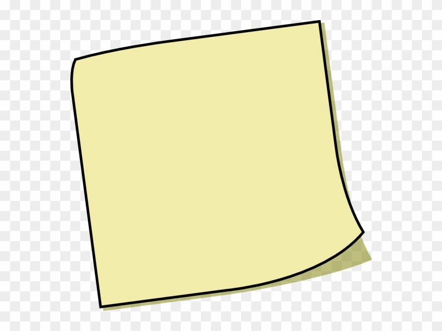 note clipart stickey