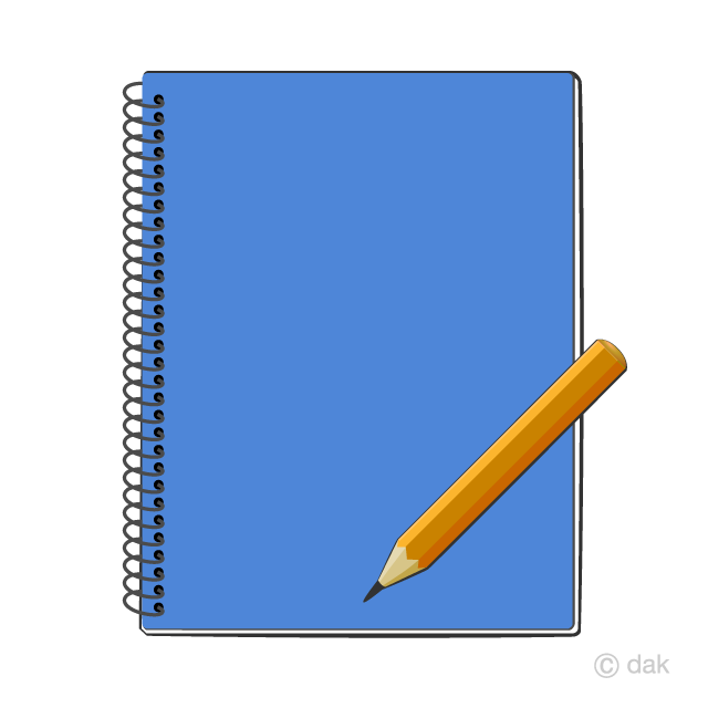 clipart pencil notebook