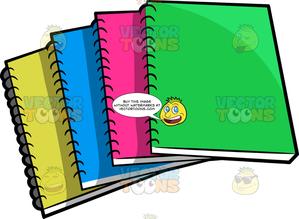 notebook clipart colorful notebook