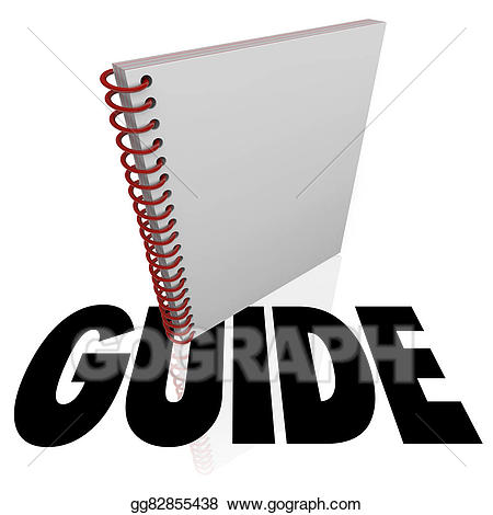 Clip art spiral word. Notebook clipart guide book