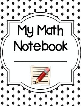 notebook clipart math assessment
