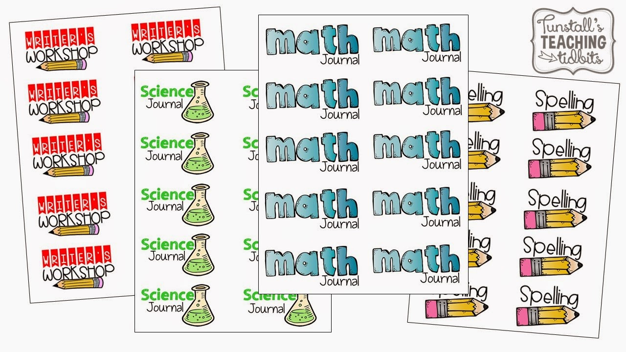 Label obsessed free tunstall. Notebook clipart math work