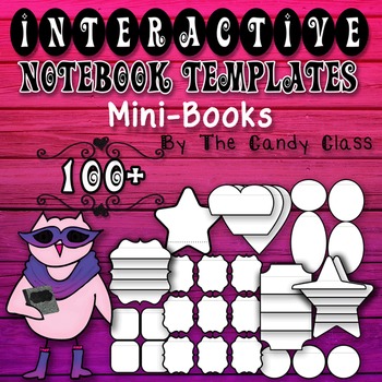 Interactive templates commercial classroom. Notebook clipart mini book