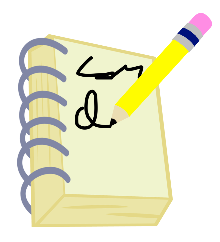 notepad clipart notbook