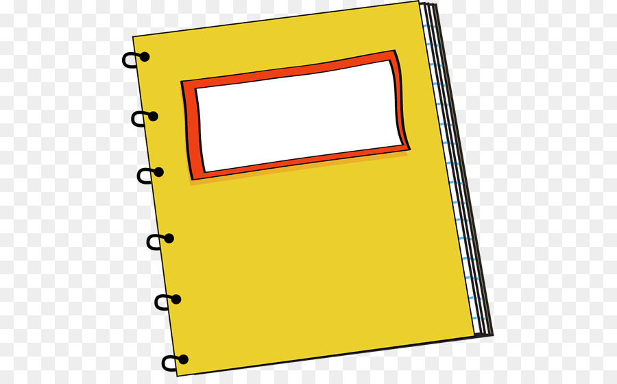 notebook clipart school material