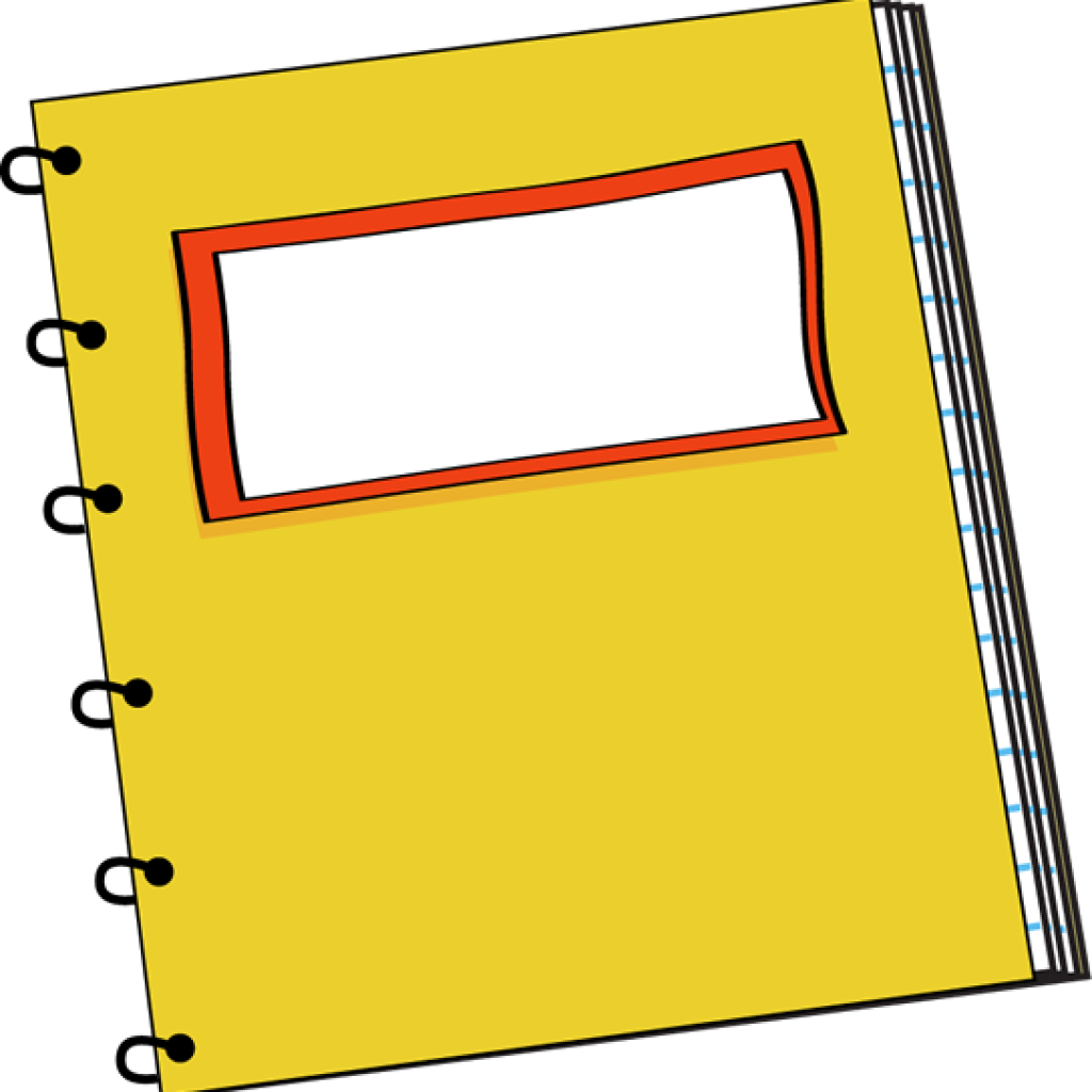 purple clipart notebook