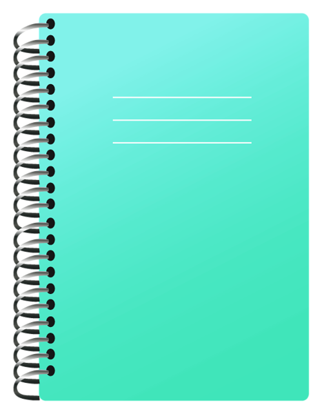 notebook clipart school notebook