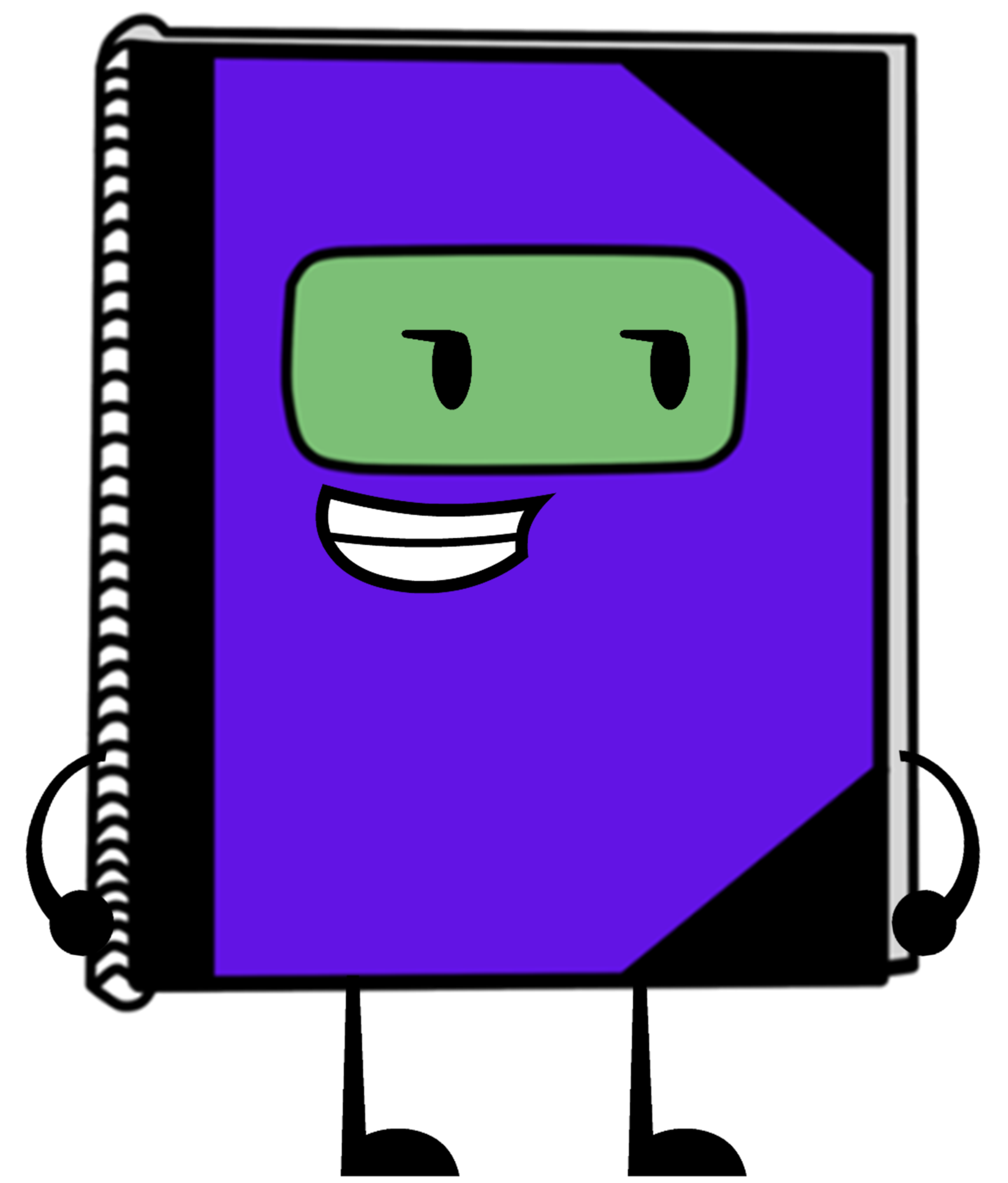 notebook clipart violet