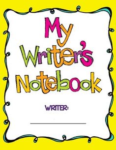 notebook clipart writer's notebook