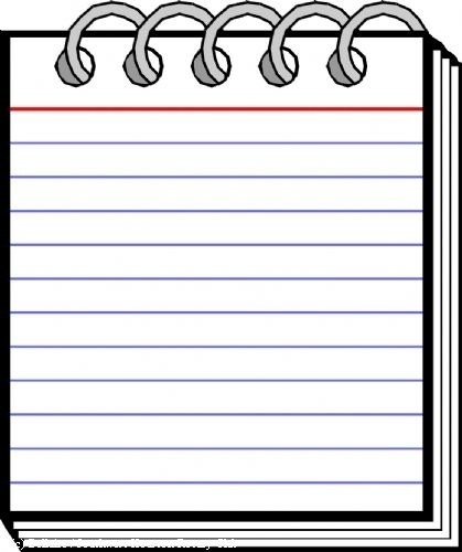 Notepad Clipart Picture 1739 Notepad Clipart