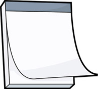notepad clipart