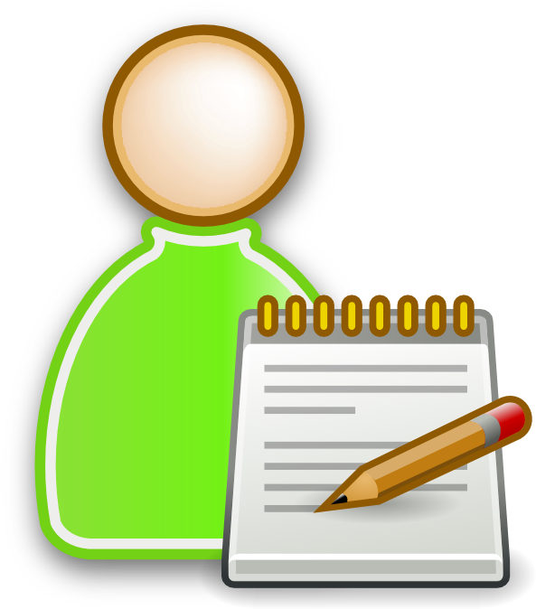 Notepad clipart editing. Download edit employee icon