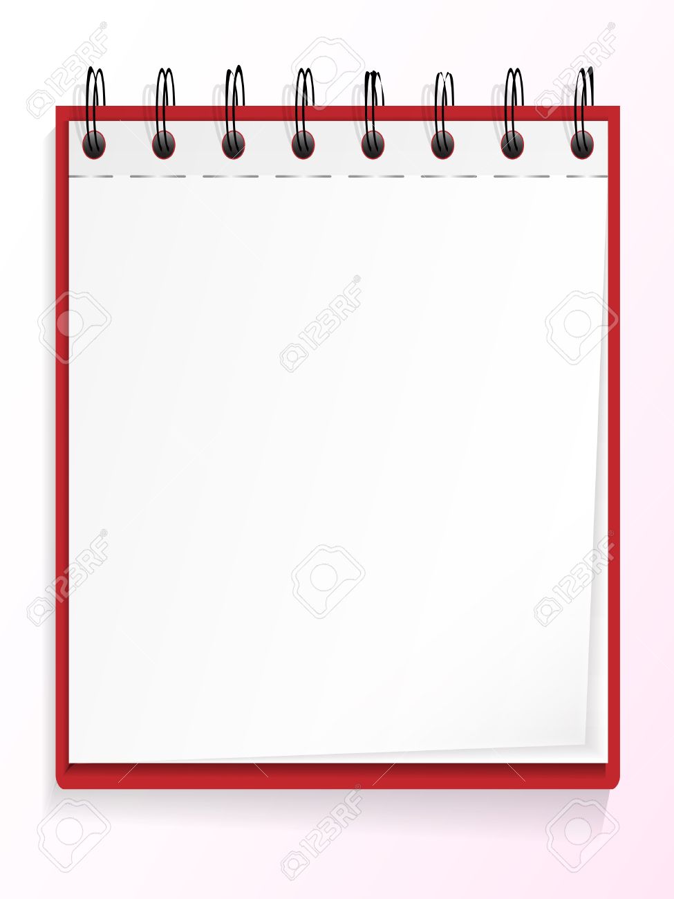notepad clipart empty notebook