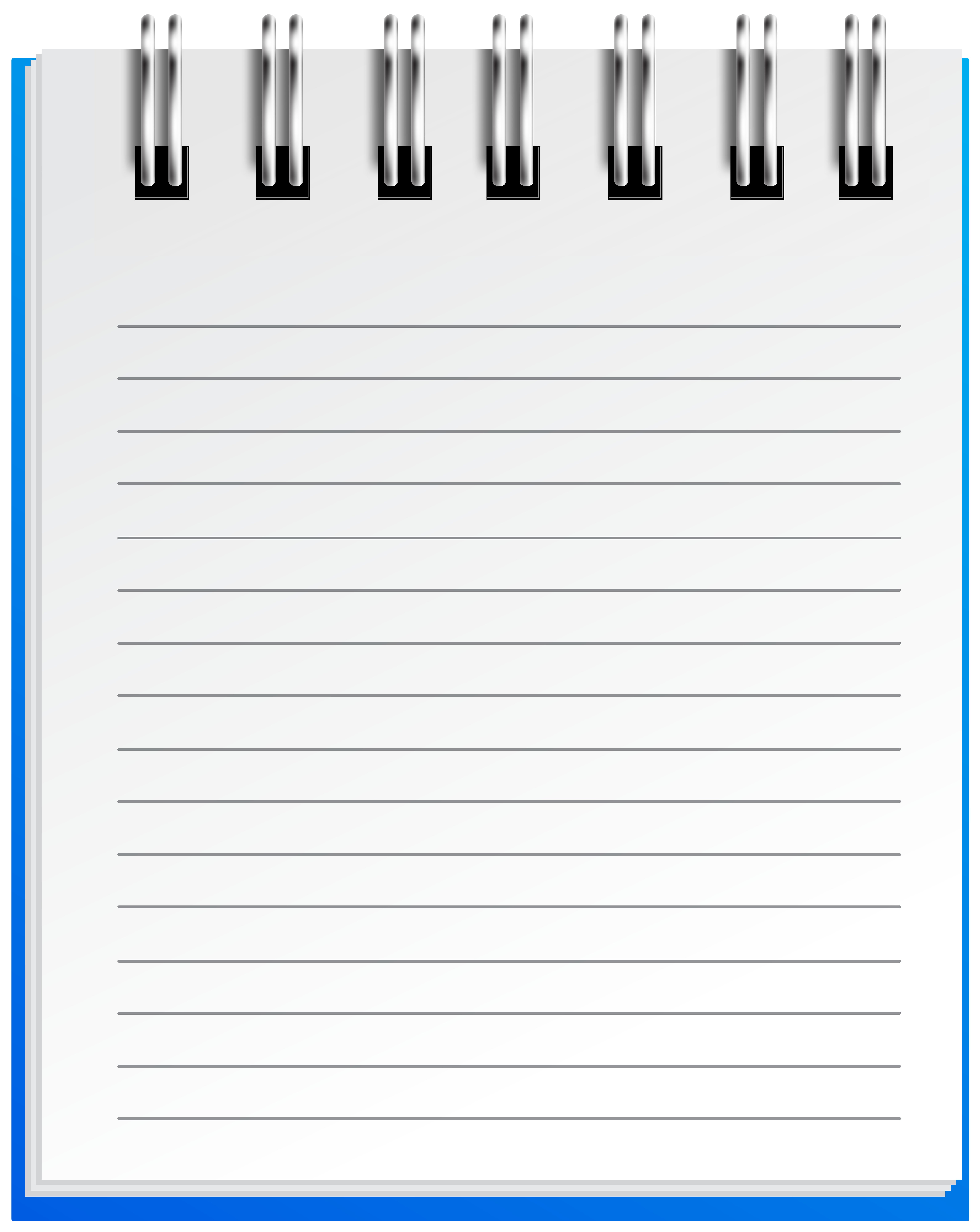 notepad clipart frame