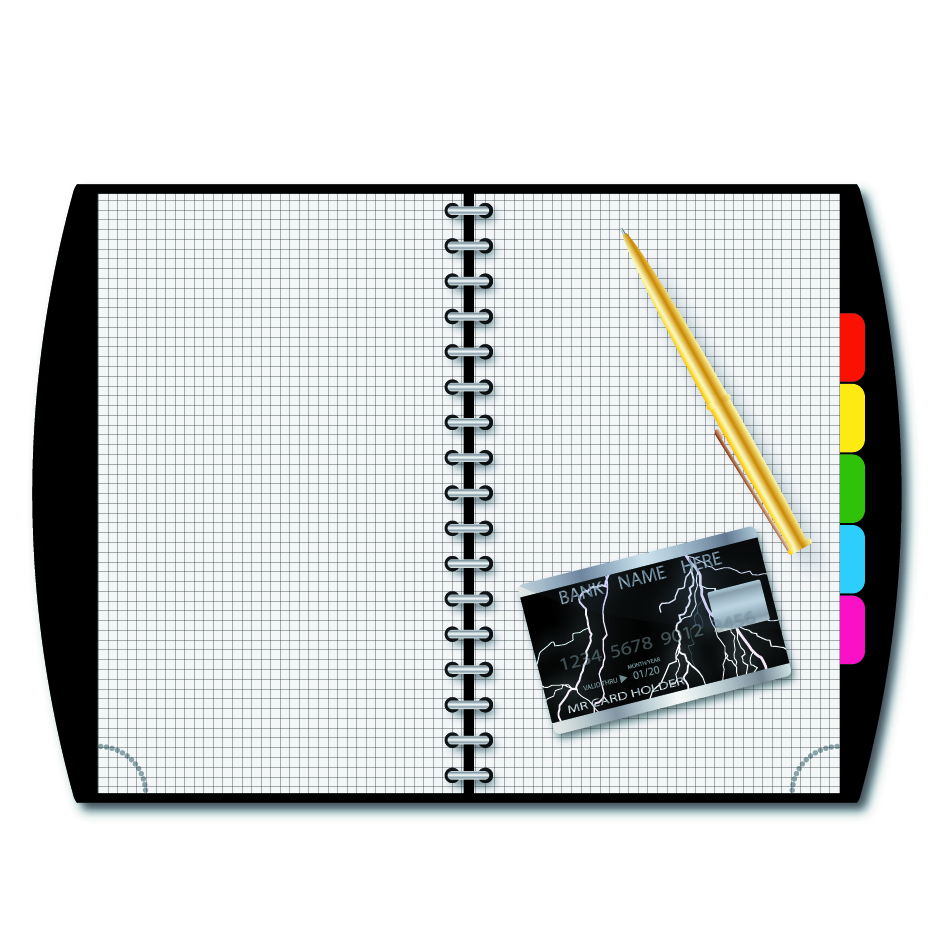 notepad clipart free vector