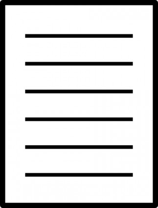 notepad clipart lined
