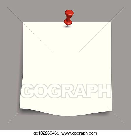 notepad clipart pinned note