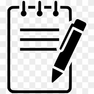 Png file computer icon. Notepad clipart svg