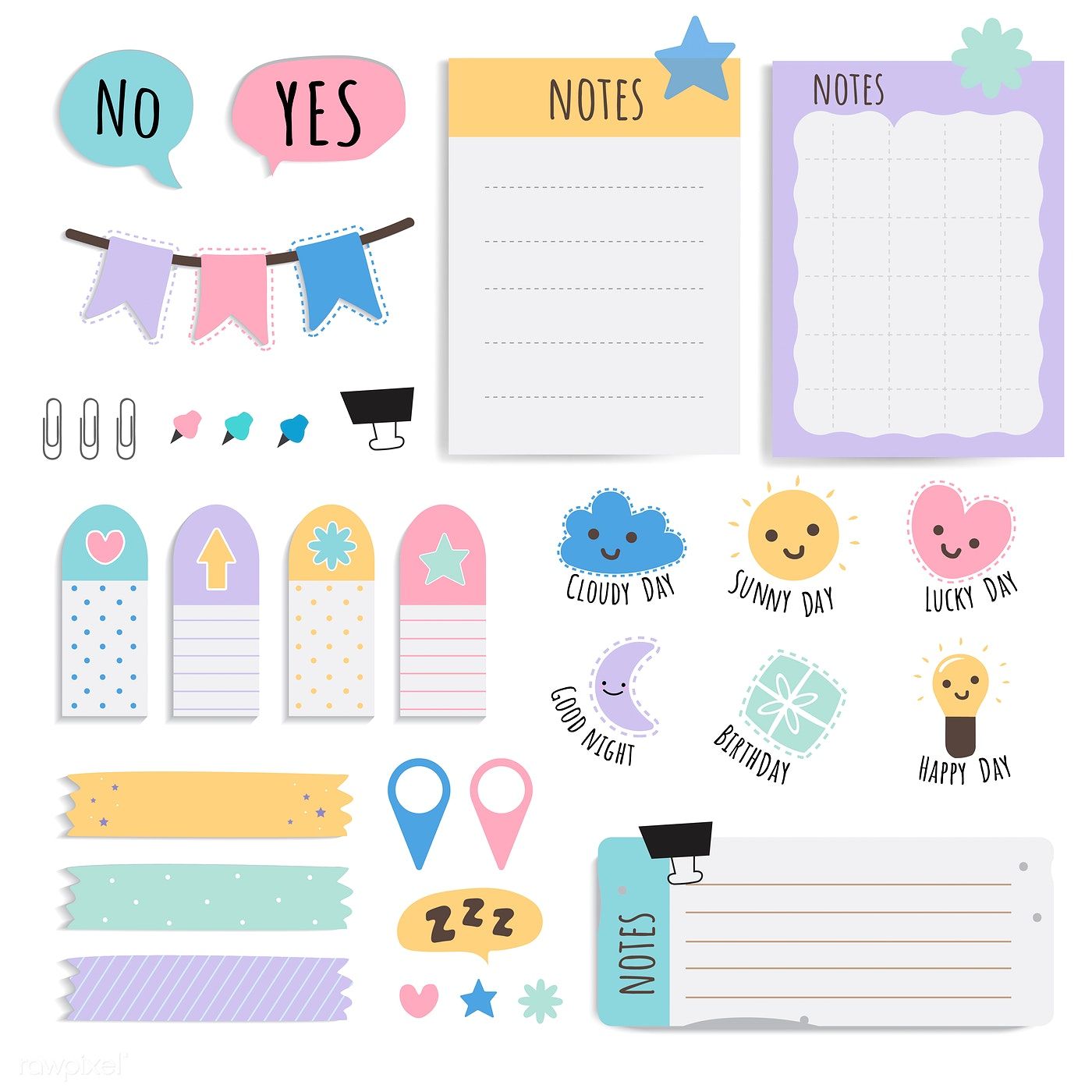 Notes clipart cute Notes cute Transparent FREE for download on