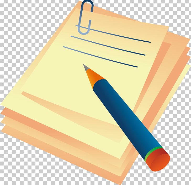 notes clipart writing material