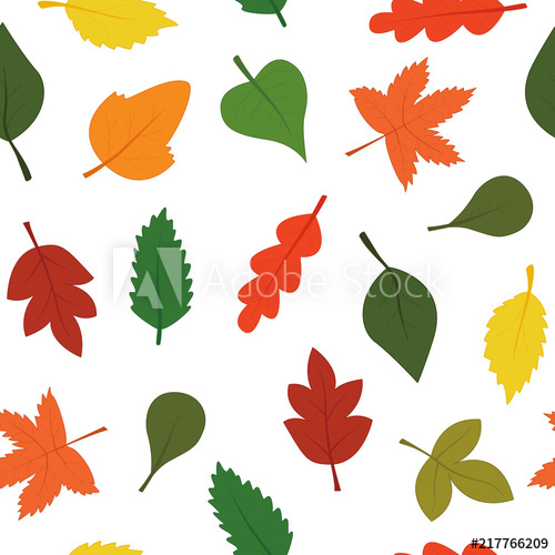 november clipart green fall leaves