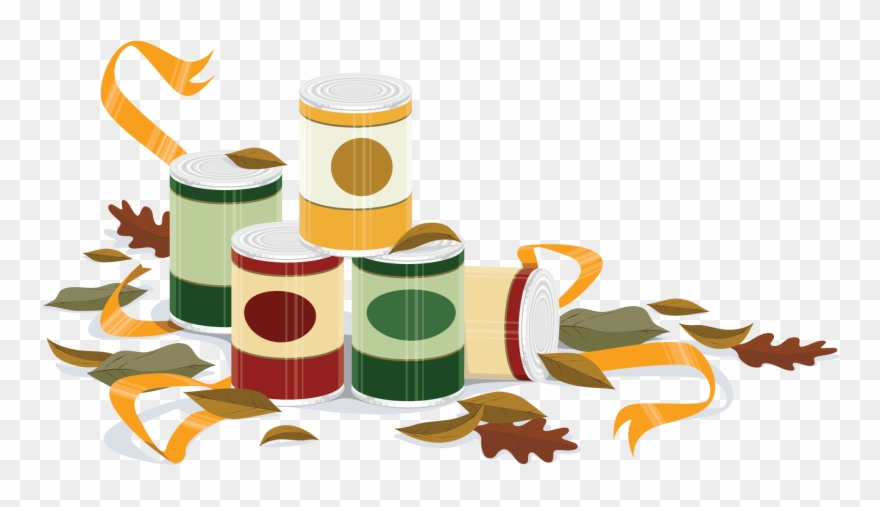 Harvest non perishable food. November clipart item