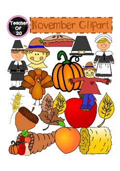 november clipart teacher