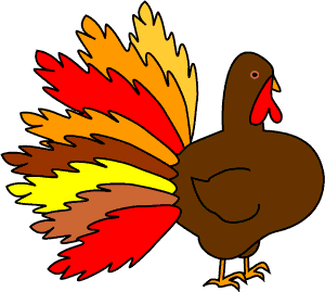 turkeys clipart colored