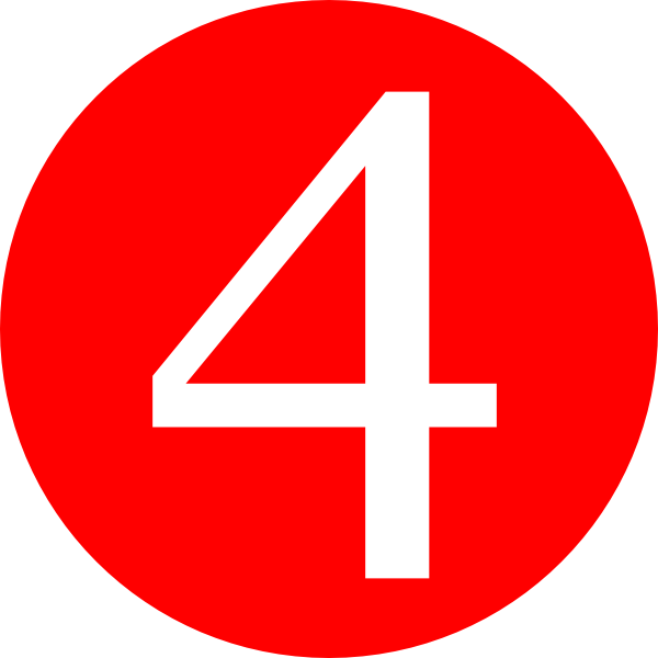 . 4 clipart numeral