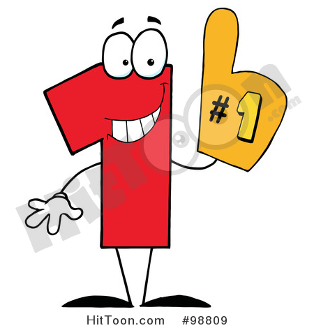 number 1 clipart