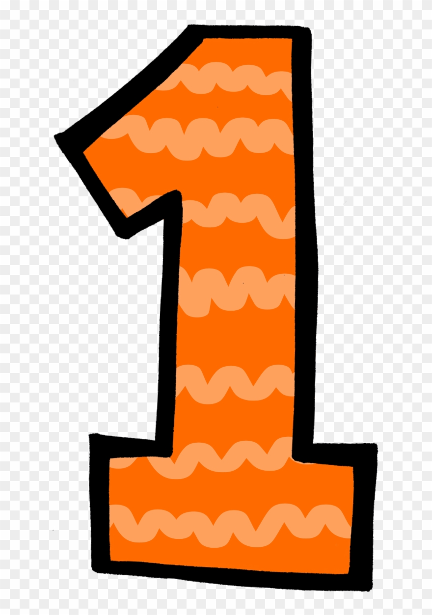 number 1 clipart cute