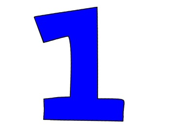 number 1 clipart file