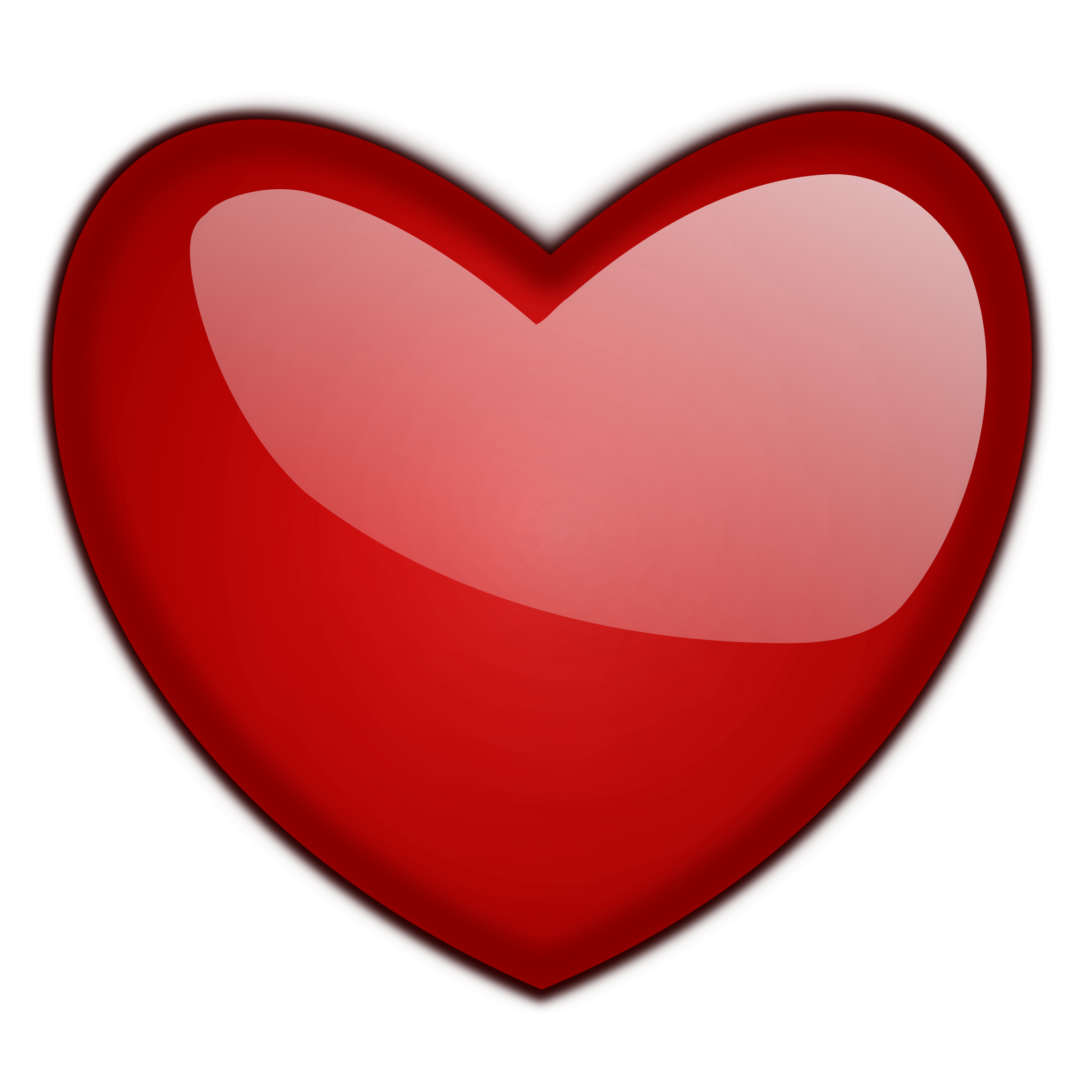 number 1 clipart heart