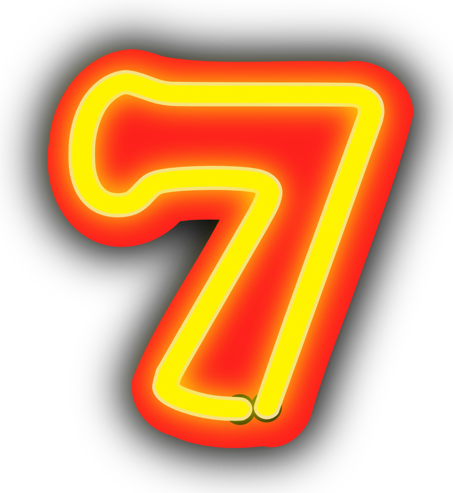 number 1 clipart numeral