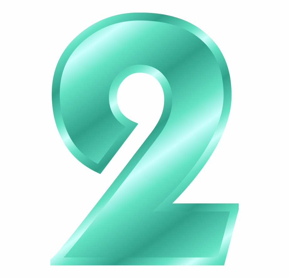 number 1 clipart turquoise