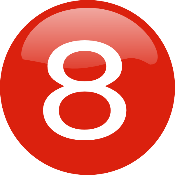 number 2 clipart button