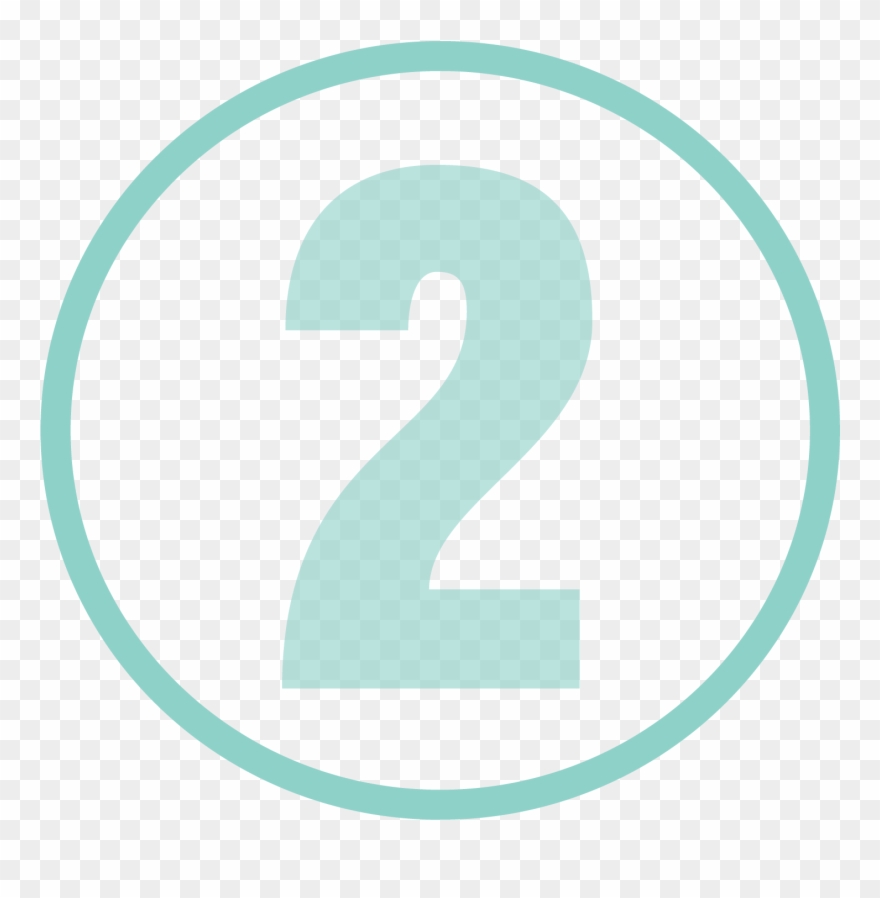 number 2 clipart font style