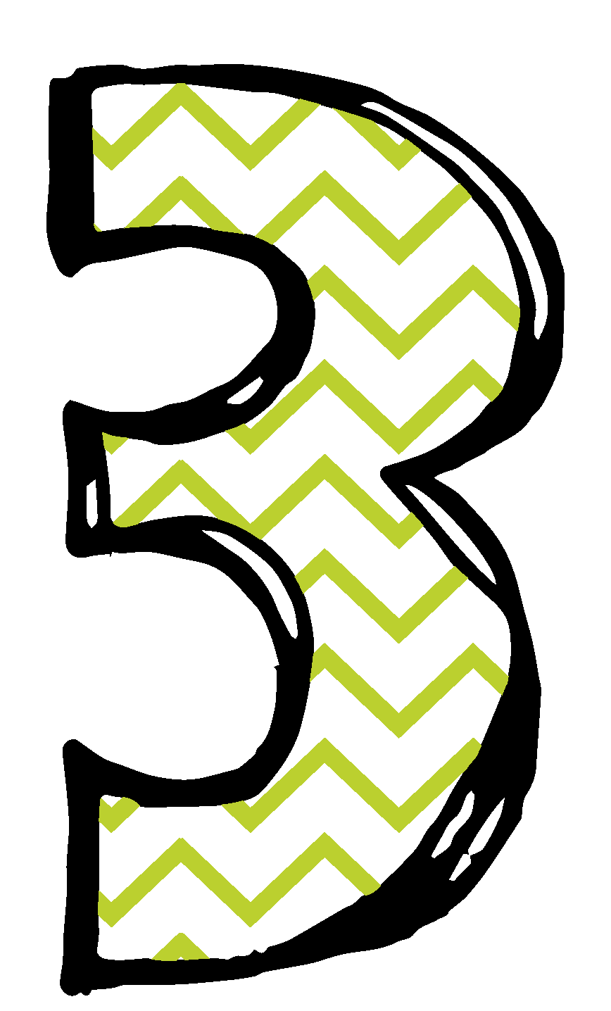  numeros pinterest board. Number 2 clipart number chevron 1
