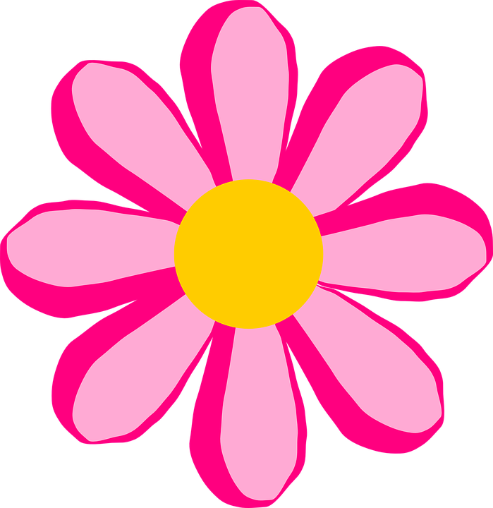 number 2 clipart pink