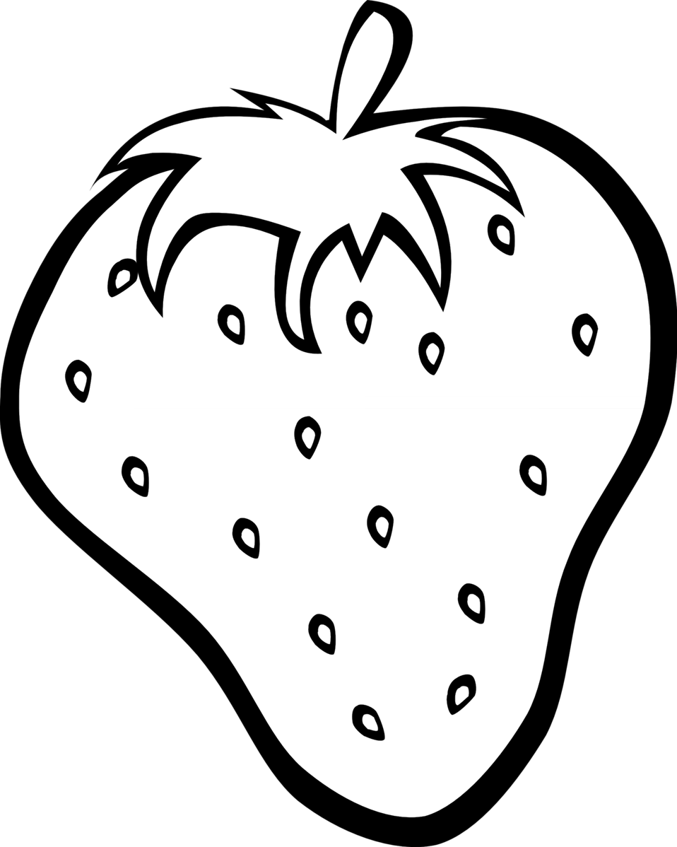 number 2 clipart strawberry