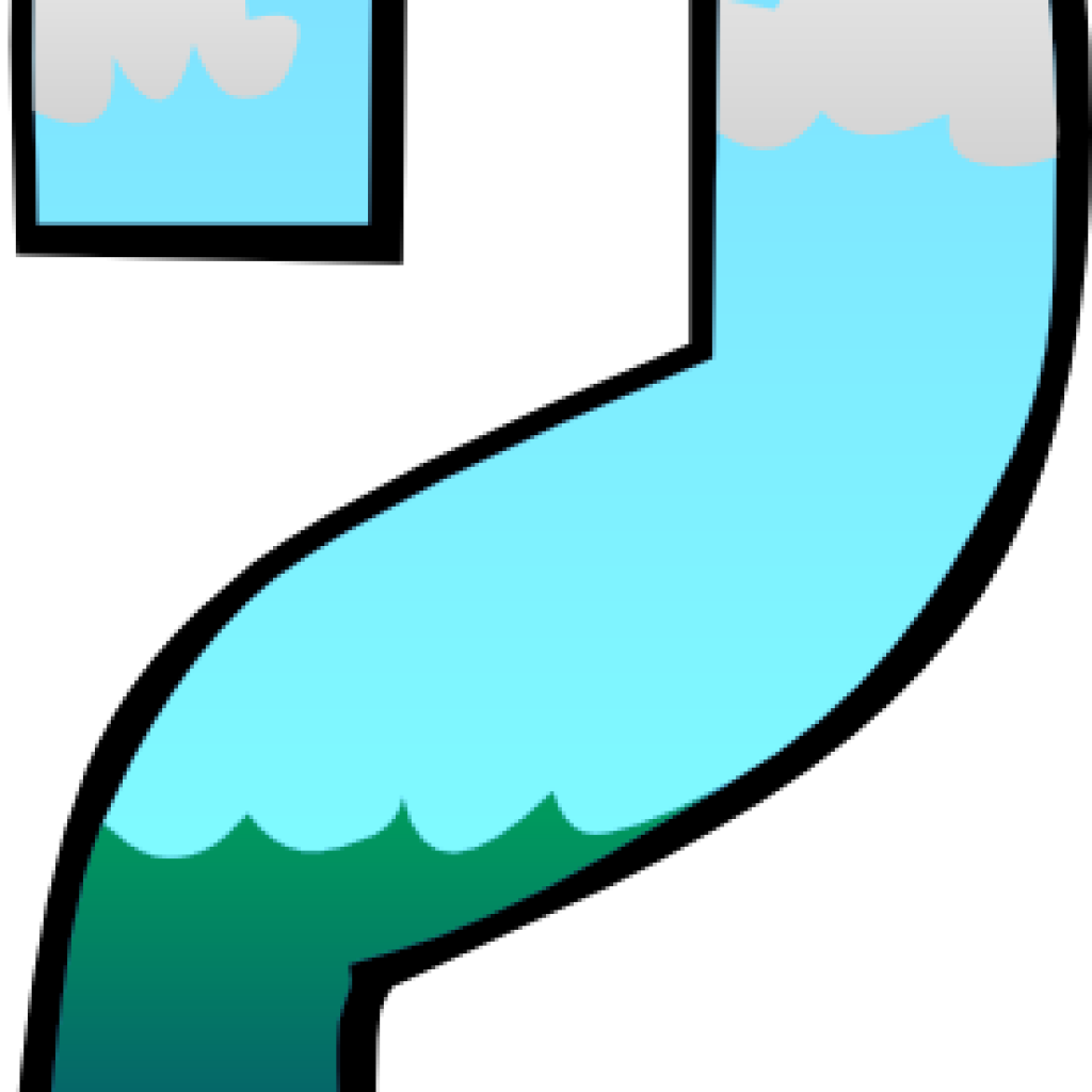 number 2 clipart teal