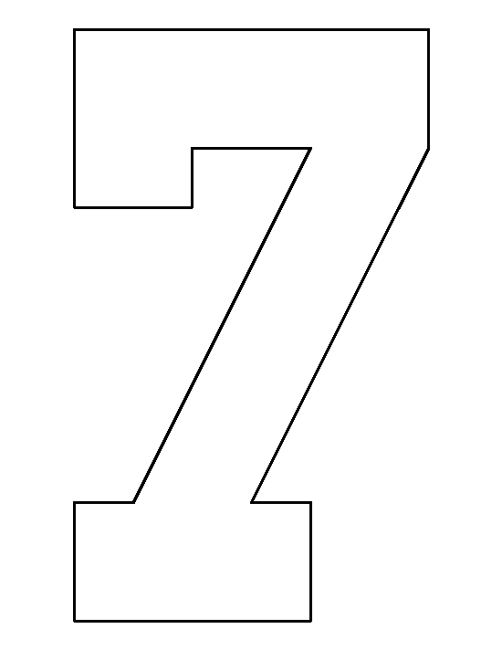 number 2 clipart template