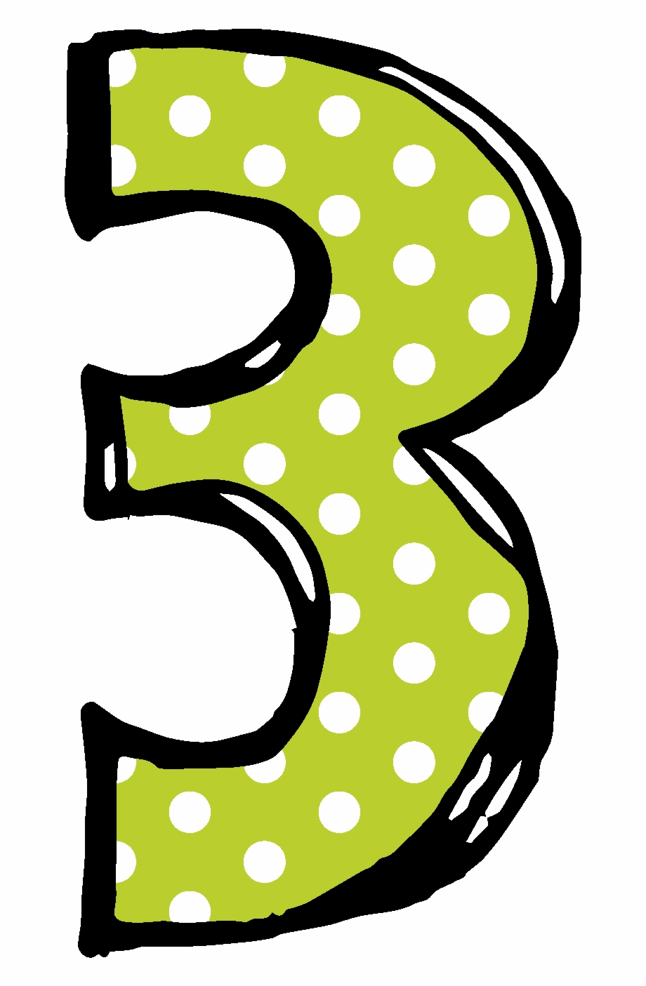 number 3 clipart 3png