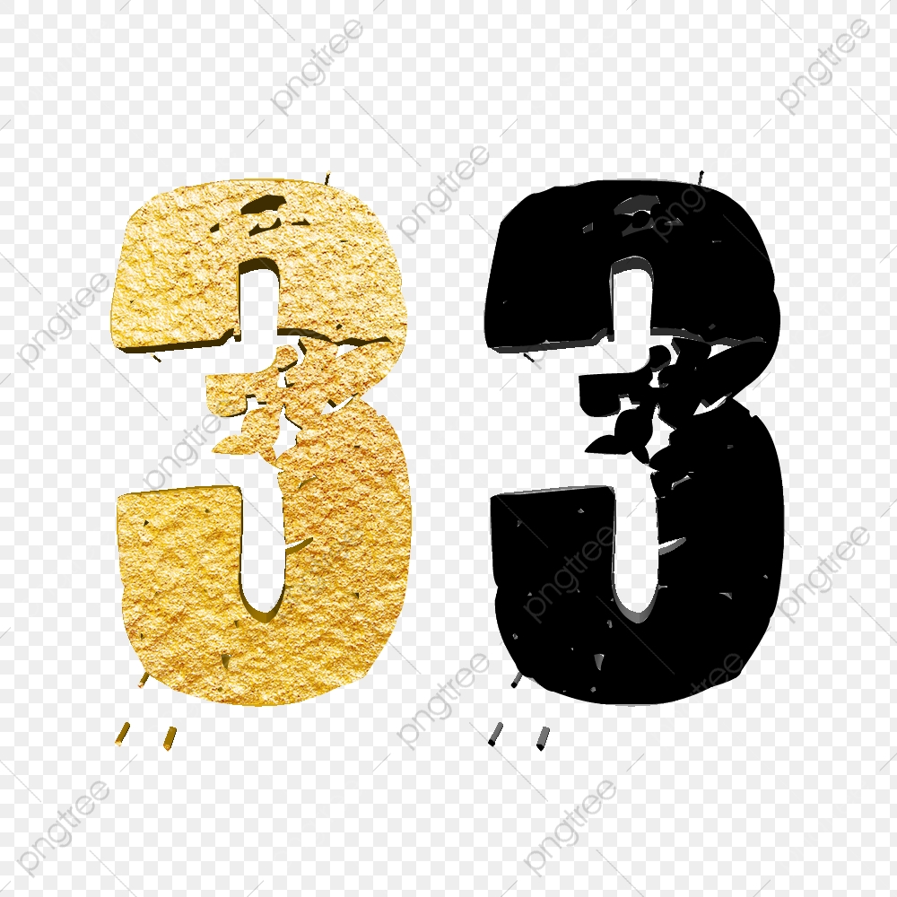 number 3 clipart creative