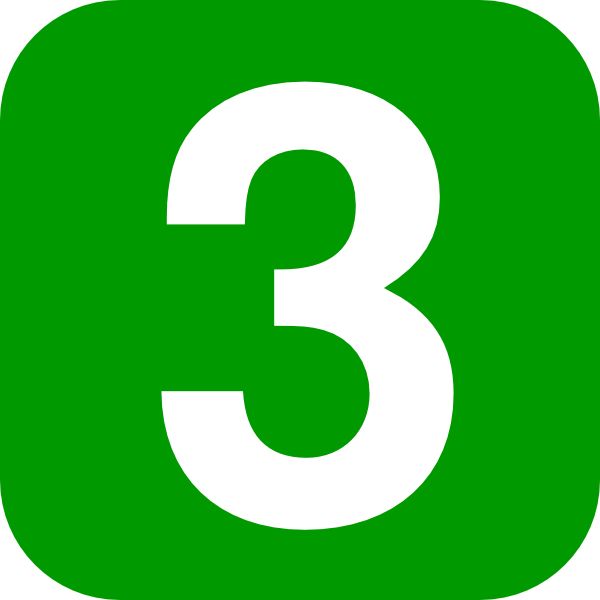 number clipart green