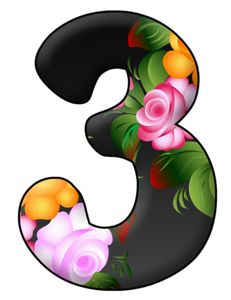 number 3 clipart lucky