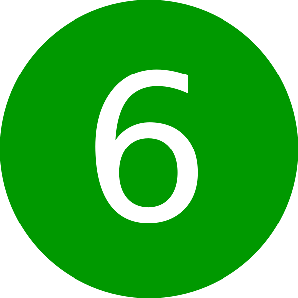 number clipart green