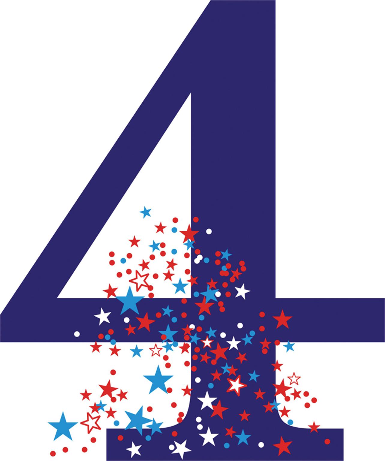 Number 4 clipart 4th. Free download clip art