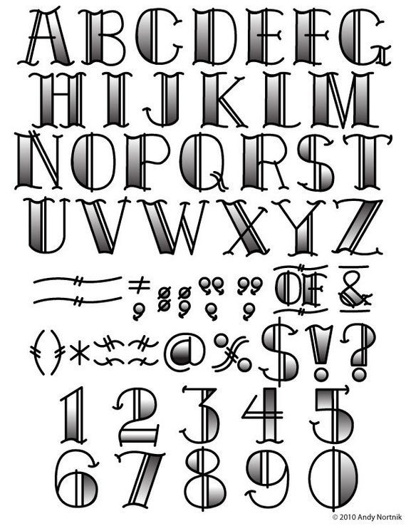 number 3 clipart different font